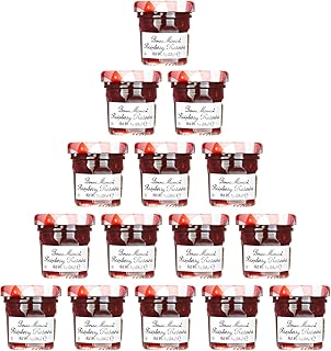 Bonne Maman Raspberry Mix Preserve 70% Mini Jars - 1 oz x 15 pcs Kosher