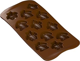 Silikomart Silicone Easy Chocolate Mold, Easter Friends