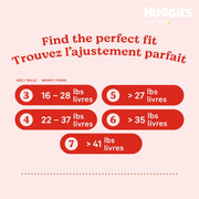 Nighttime Baby Diapers Overnites by HUGGIES – Size 3, Rubber, White, Model 49536