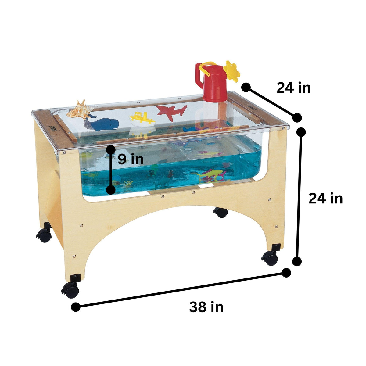 See-Thru Sensory Table by Jonti-Craft – childrens, Wood, Brown, Model 2871JC