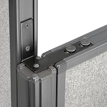 Global Industrial Office Panels High-Low Corner 90 Kit for 64" Low Panel with Cable