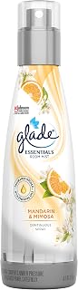 Glade Essentials Room Mist, Mandarin & Mimosa Scent | Air Freshener - 6.2 Once (Pack of 6)
