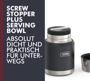 THERMOS Dark grey / graphite mat / 470 ml / 470.0 milliliters Insulated Food Jars
