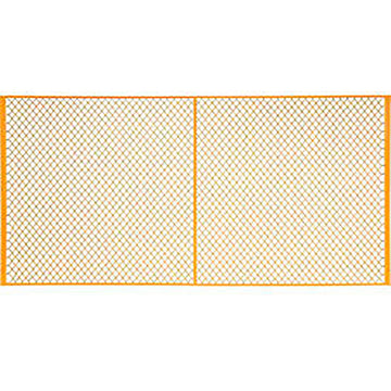 Machinery Wire Fence Partition Panel by Global Industrial – 10 Gauge Woven Wire, Yellow, Model G1005