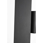 Waylen LED Outdoor Wall Sconce Black by Lighting Design – 119, Iron, Black, Model OD506W34BK