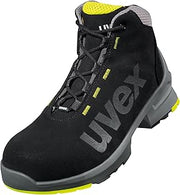 Uvex 1 S2 SRC Safety Boot - Professional Work Shoe - Composite Anti-Crush Toe - Black