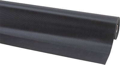 Notrax V-Groove Corrugated Runner - 3ft. x 105ft. Black, Model Number 730C0036BL-105