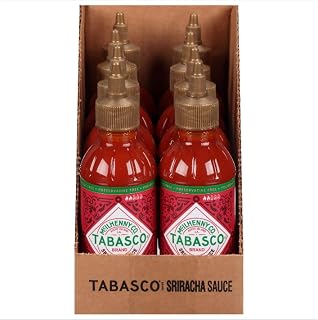 TABASCO Brand Sriracha Sauce, Medium, 11 Oz Squeeze Bottle (8-Pack)
