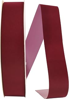 Reliant Ribbon Velvet-polypro Ribbon, 2-1/2 Inch X 100 Yards, Burgundy