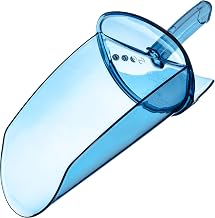 Ice Scoop, San Jamar Saf-T-Scoop, 64 oz to 86 oz, Guardian Mount | Polycarbonate Scooper for Bar and Beverage Stations