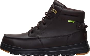 HEYDUDE Men's Bradley II Work CT Leather Boot | Water Repellant