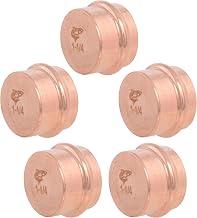 SharkBite 1-1/4 Inch End Cap, Copper Press Plumbing Fitting, Pack of 5, UPR0435X5