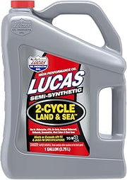 Lucas Oil semi-synthetic 10557, 2 cycled Land and Sea - 1 Gallon