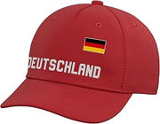 Federal Republic of Germany - Deutschland Flag on Chest Adjustable Baseball Hat