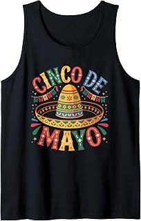 Cinco De Mayo Mexican Fiesta 5 De Mayo for Women Men Kids Tank Top