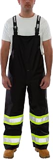 TINGLEY Icon O24123C Overalls, 3X, Black/High Visibility Fluorescent Yellow-Green