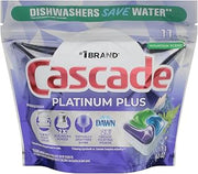 Cascade Platinum Plus Mountain Dishwasher Tabs, 11 Count
