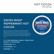 Peppermint Chocolate Hot Cocoa 16 Count by Swiss Miss – 0.52 Ounce (Pack of 16), brown, Pack of 16, Model 1263045