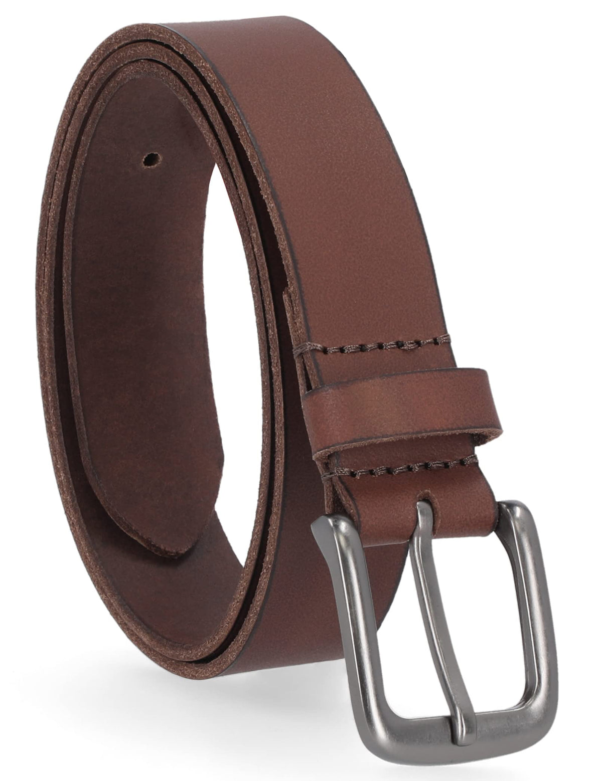 Boys' Leather Belt for Kids by Timberland – Medium, Leather, Brown/Classic, Model B78008/01M-01-M