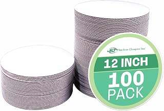 SCT Bright White Cake Circles by SOUTHERN CHAMPION TRAY – 12" single wall, 1.0 pounds, Paperboard, Bright White, Pack of 100