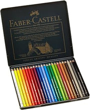 Faber-Castell Polychromos Artists' Color Pencils - Tin of 24 Colors - Premium Quality Artist Pencils
