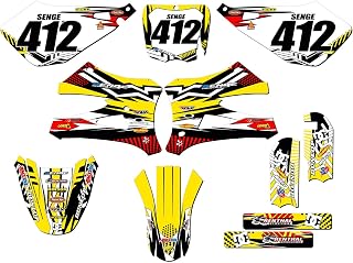 10-20 SR/FWE CX 50 MAYHEM Yellow Complete Kit With Rider I.D. Compatible with Cobra | Senge Graphics Inc