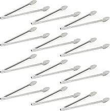 Adcraft Extra Heavy Utility Tongs, 16", Pack of 12, in Stainless Steel (XHT-16)