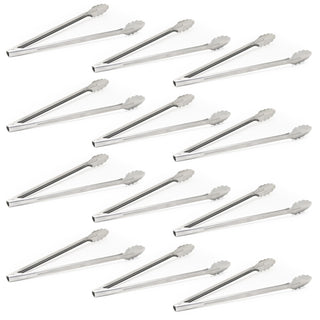 Extra Heavy Utility Tongs by Adcraft – 16", Stainless Steel, Silver, Pack of 24, Model XHT16CP