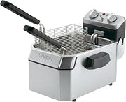 Waring Commercial WDF1000B 208-volt Heavy Duty Single Electric Deep Fryer, 10-Pound