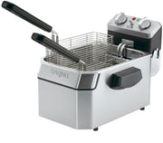 Waring Silver / 208-volt / Single Electric Deep Fryer | 10 Pound | 208V Fryers