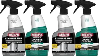 Weiman Stainless Steel & Granite Cleaner - 12 Ounce (Pack of 2)
