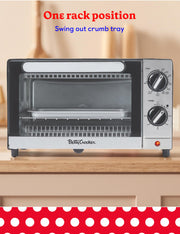 Betty Crocker Black/Silver / 2-Slice / 0.3 cubic_feet Toaster Ovens