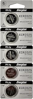 Energizer CR2025 Lithium Battery, Card of 5ORMD