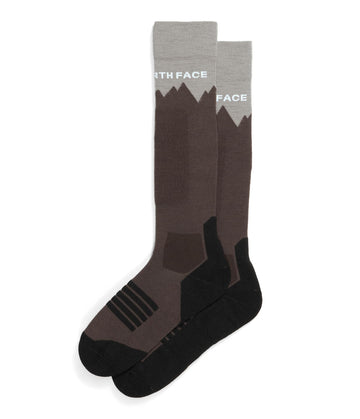 Mountain Resort Ski Sock by The North Face – Wool, Stone Slab/Smokey Brown, Model NF0A8EGR