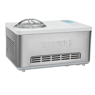 2-Quart Compressor Ice Cream Maker Machine by Waring – 2 Quart, Stainless Steel, Silver, Model WCIC20