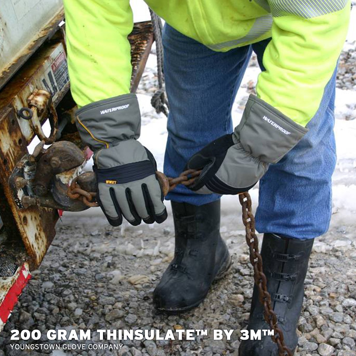 Youngstown Glove Company X-Large / Olive and Black / Waterproof Winter Xt Safety Work Gloves