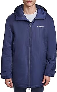 Champion Men's Sherpa Lined Mid-length Sideline Jacket With Hood