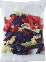 Fresh Gourmet Tri Colored Tortilla Strips, 0.5 Ounce - 100 per case.