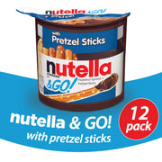 & GO! Bulk 12 Pack Hazelnut Spread with Pretzels and s by Nutella – 1.9 Ounce (Pack of 12), Pack of 12
