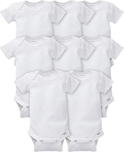 Gerber Baby Girls' 8-pack Short Sleeve Onesies Bodysuits