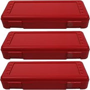 Ruler Box, Red, Pack of 3