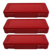 Ruler Box by Romanoff – Red, Pack of 3, Model ROM60302-3