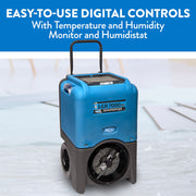 LGR 7000XLi Commercial Dehumidifier with Pump by Dri-Eaz – 111 liters, Polyethylene (PE), blue, Model F412