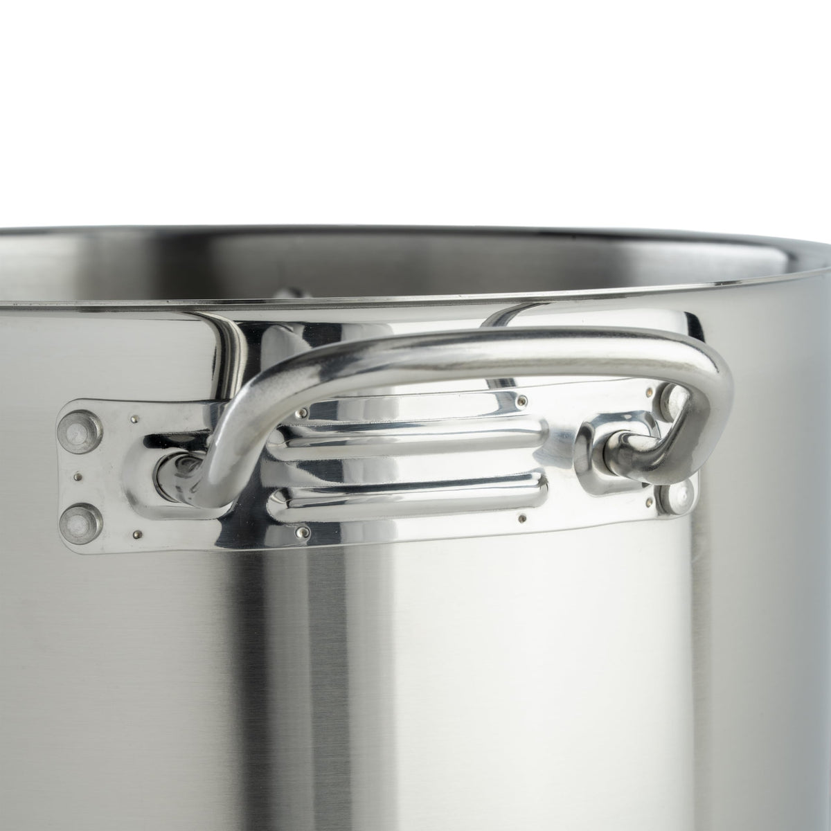 Winco 16 Quarts / Pot With Cover / Silver Stockpots