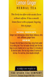 Tea Ginger Lemon Tea - 20 Ct by Stash – 20 Count (Pack of 1), Model 8249