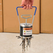 Magnetic Bulk Lifter by Global Industrial – 3.5"L x 5.88"W x 8.75"H, Silver/Black, Model 121016