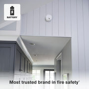 10-Year Battery Smoke Alarm by First Alert – 1-Pack, White, Model SM310