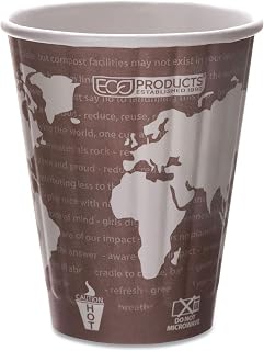 ECOEPBNHC8WD - ECO-PRODUCTS,INC. World Art Insulated Compostable Hot Cups