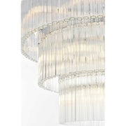 Harlow 18 Light Chandelier Chrome by Lighting Design – Iron, Chrome