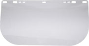 Faceshield Window for Jackson Safety Headgear, 8" x 15.5" x 0.04", PETG, Unbound, Clear (Case of 12), 29104